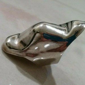 Vintage 925 Sterling Silver SIZE 9 Full Finger RING